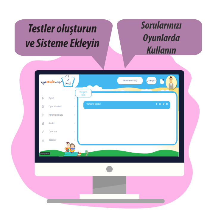 Oyunlara istediğim soruları ekleyebilir miyim?